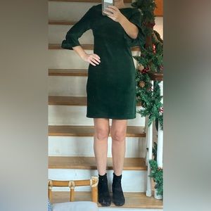 2 Hearts Emerald Green Holiday Dress, Small